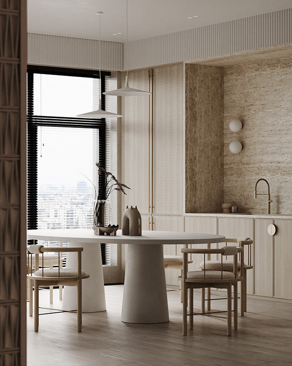 Sver Studio，a living room，monochrome，Soft feeling，Comfort，