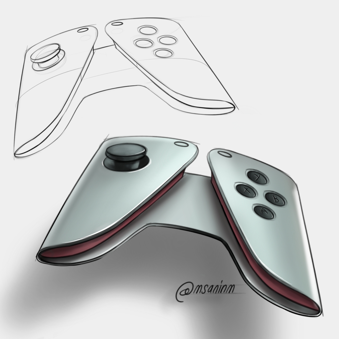 Hand drawn，a literary creation，industrial design，draft，