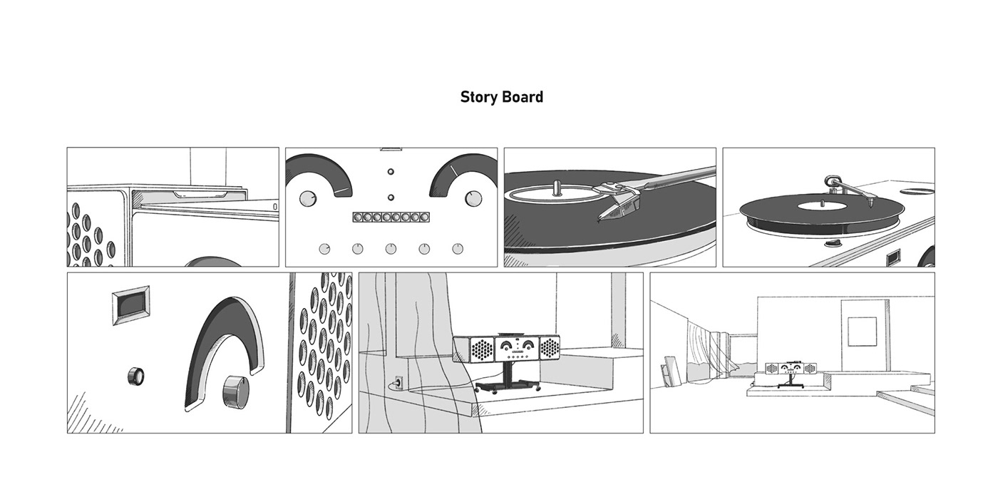 player，loudspeaker box，Black glue，Brionvega，Empathy，