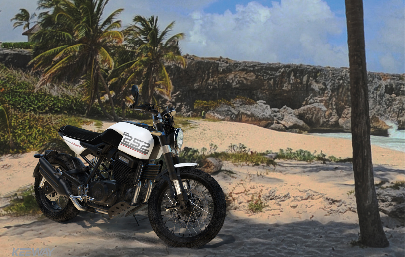 Qianjiang，motorcycle，Locomotive design，