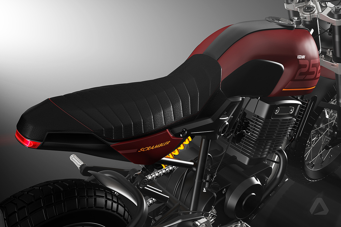 Qianjiang，motorcycle，Locomotive design，