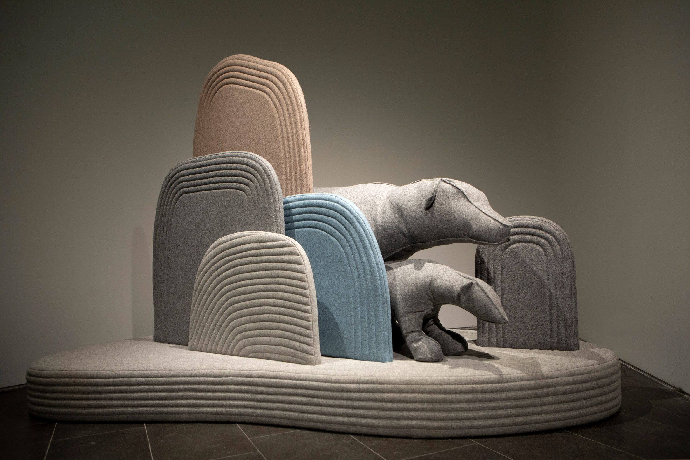 Animal coast，Soft landscape，island，New Zealand wool，Sarrit Shani hay，