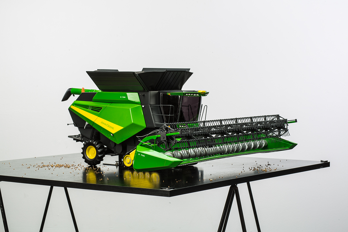 vehicle，Harvester，Model，Production process，