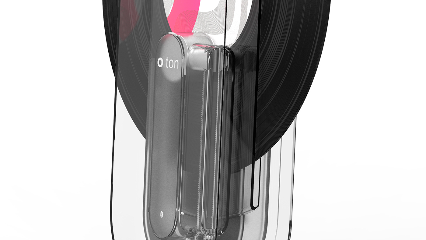 wireless，Black rubber turntable，music，science and technology，