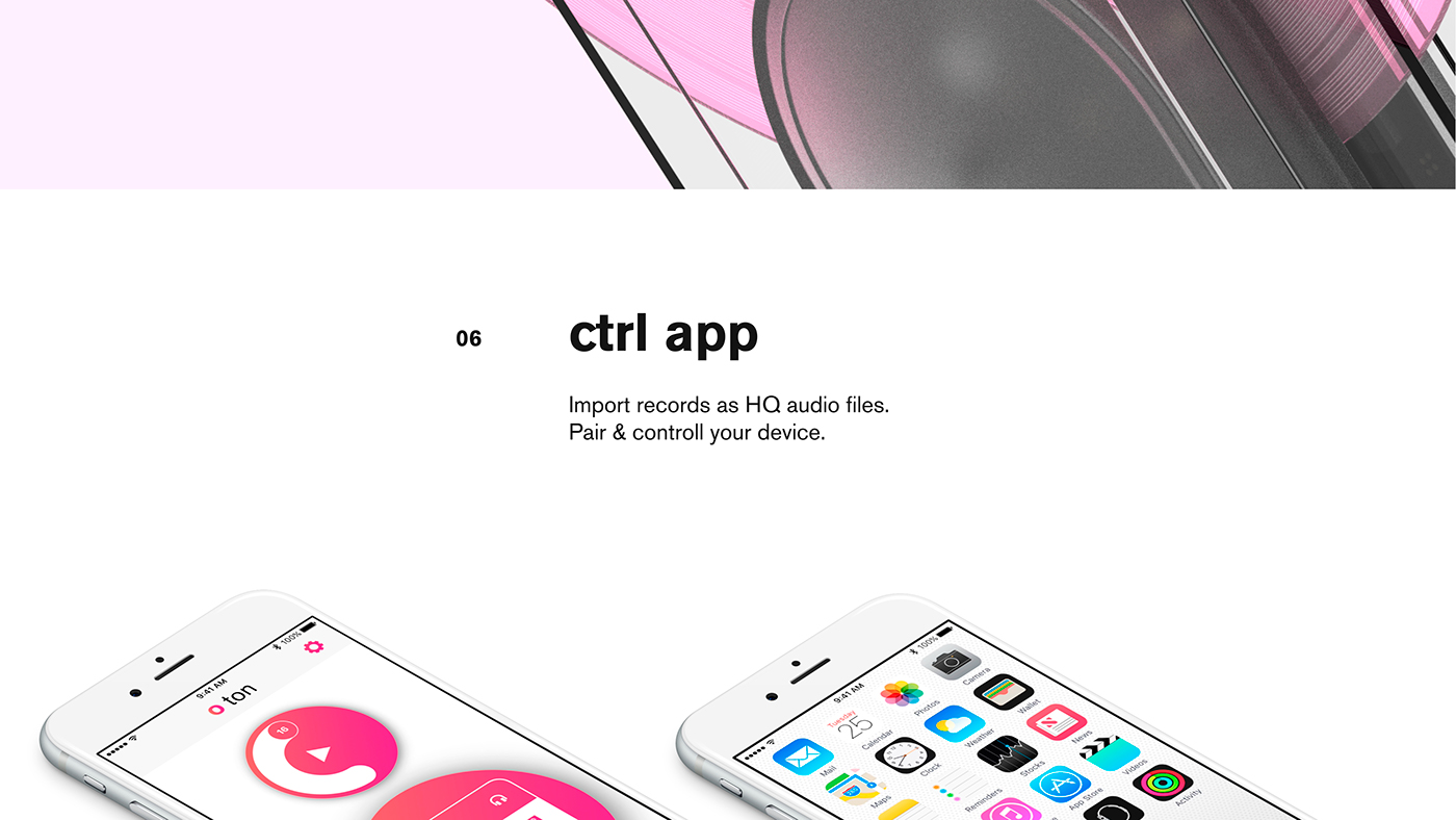 wireless，Black rubber turntable，music，science and technology，