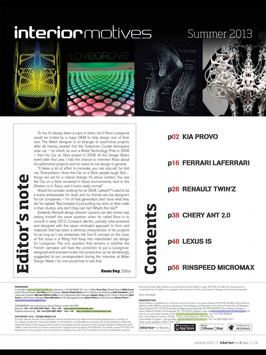 Automotive interior，two thousand and thirteen，magazine，