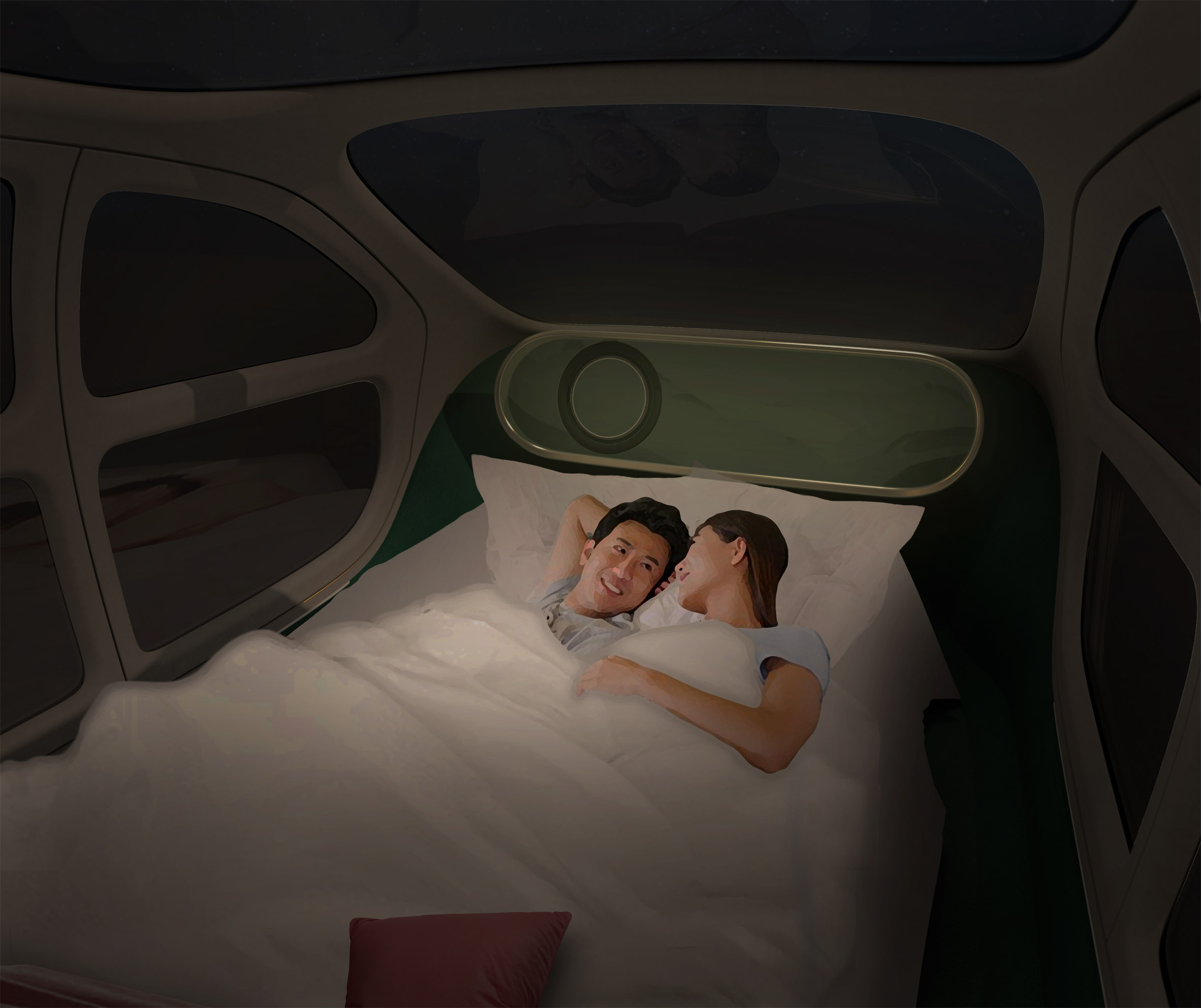 air，IM Motors，Electric vehicle，Private space，multi-function，