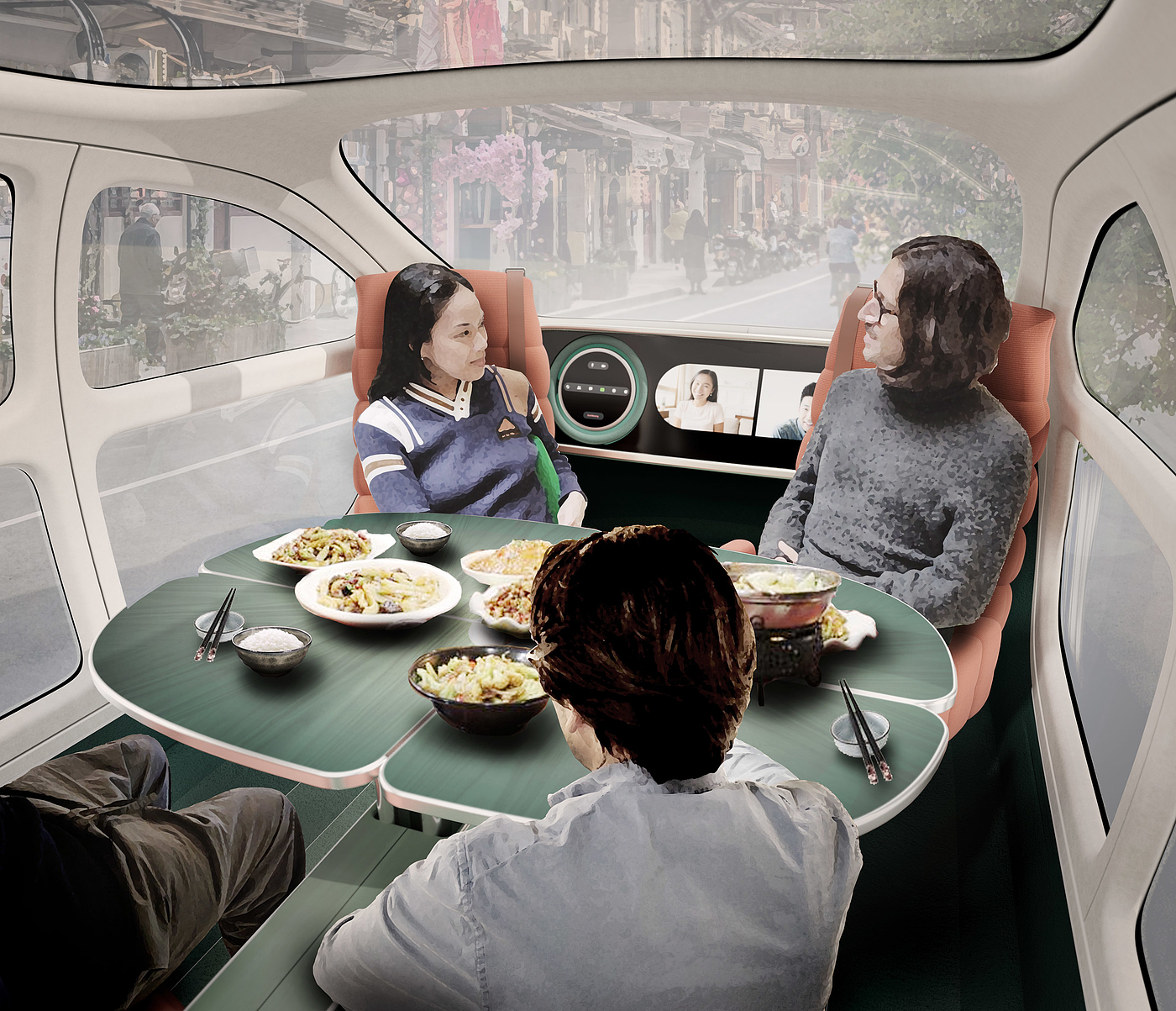 air，IM Motors，Electric vehicle，Private space，multi-function，