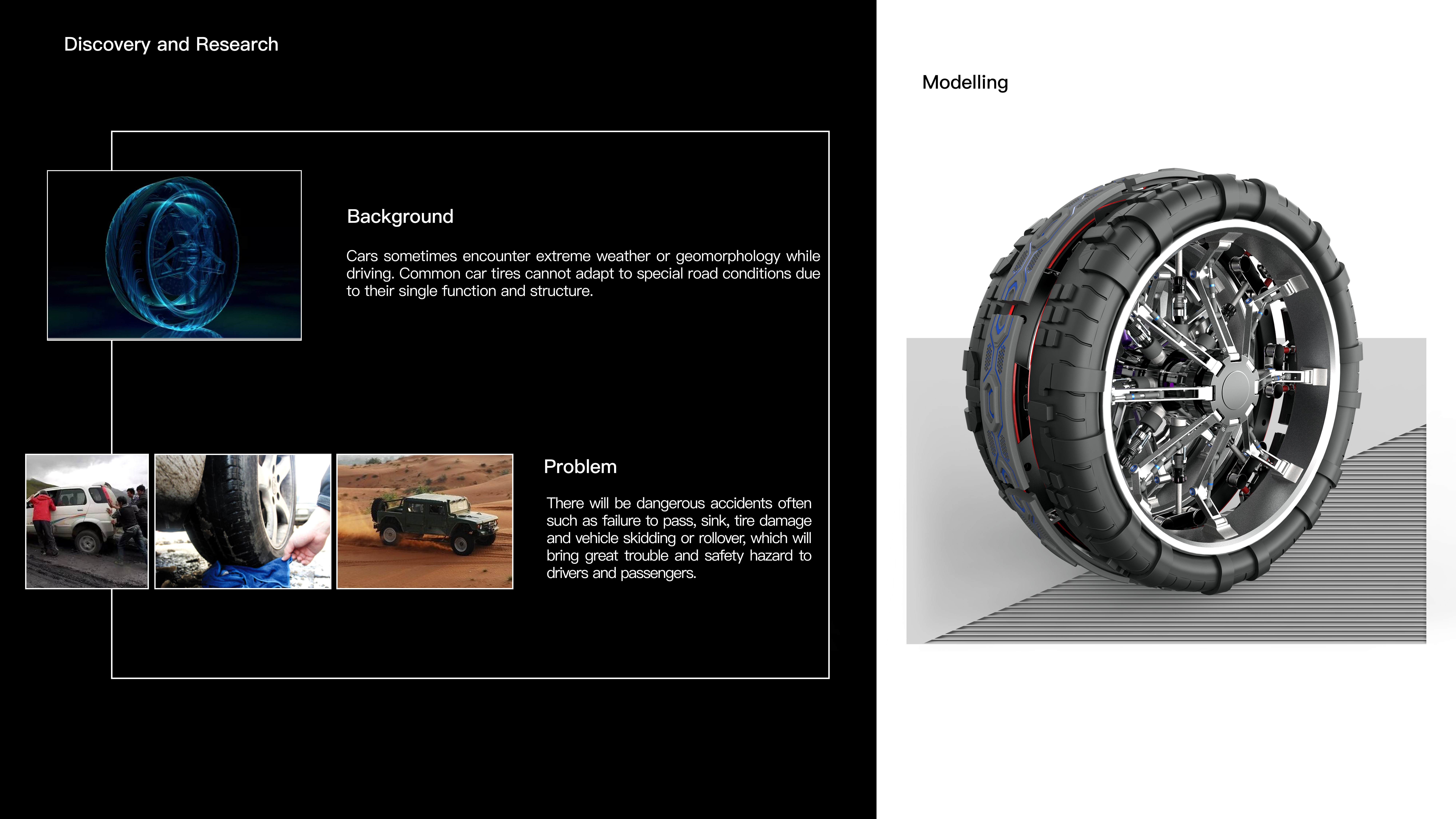 Deformed tire，All terrain，