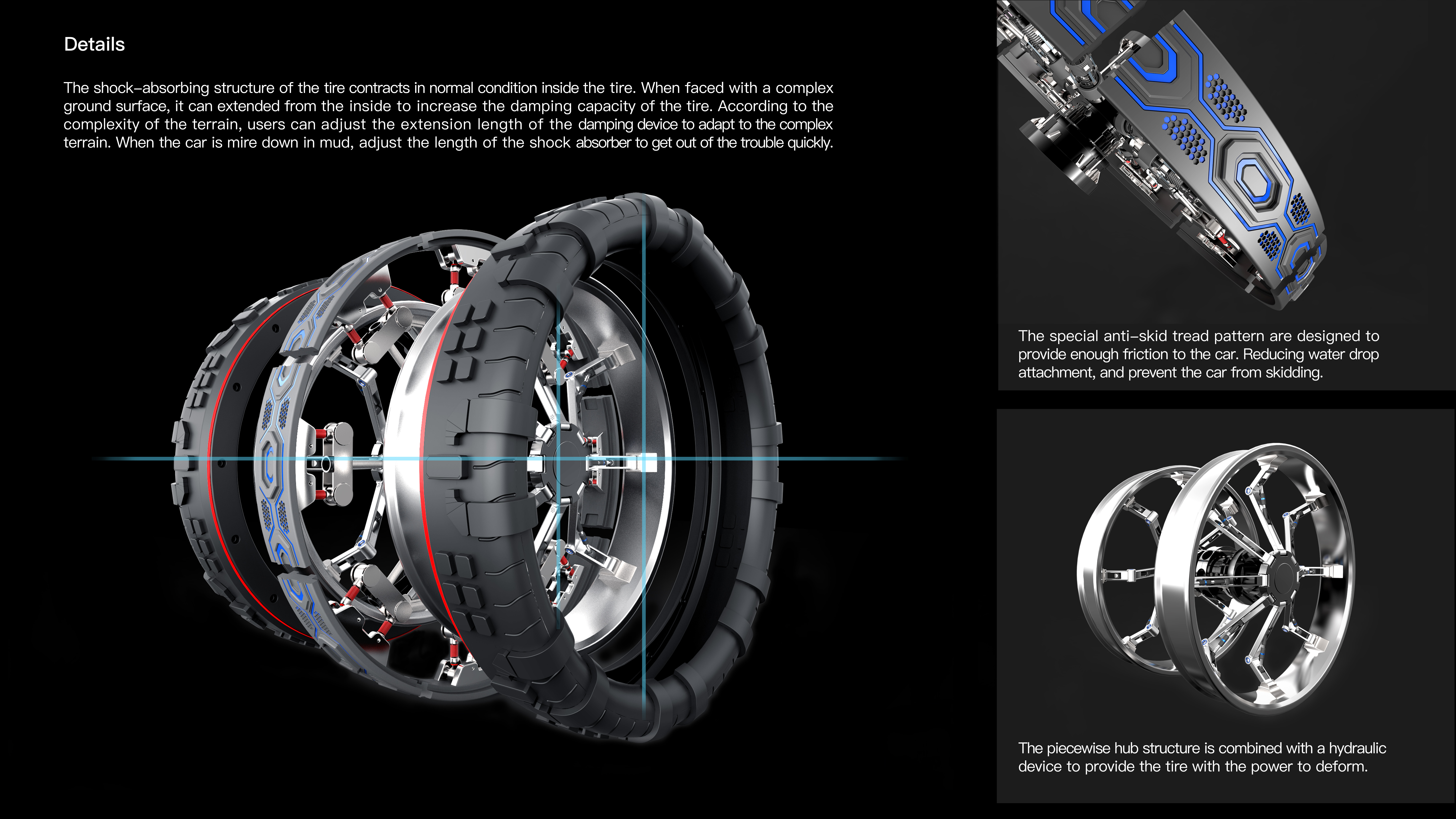 Deformed tire，All terrain，