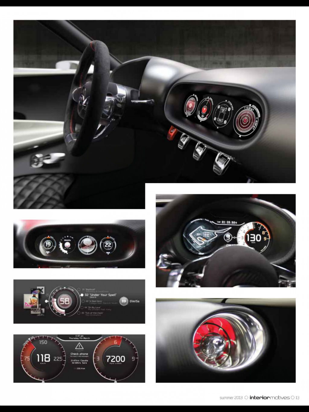 Automotive interior，two thousand and thirteen，magazine，