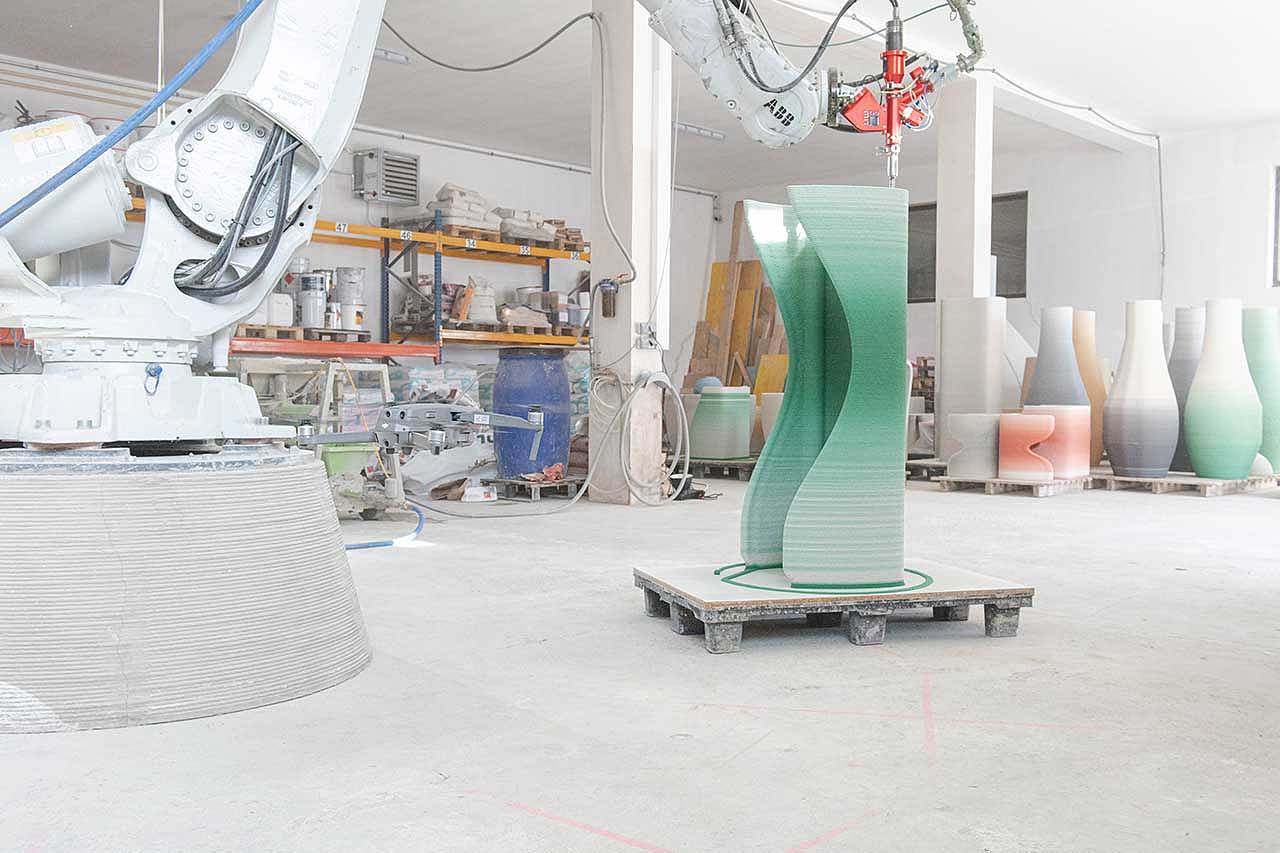 3D printing，chair，bench，vase，