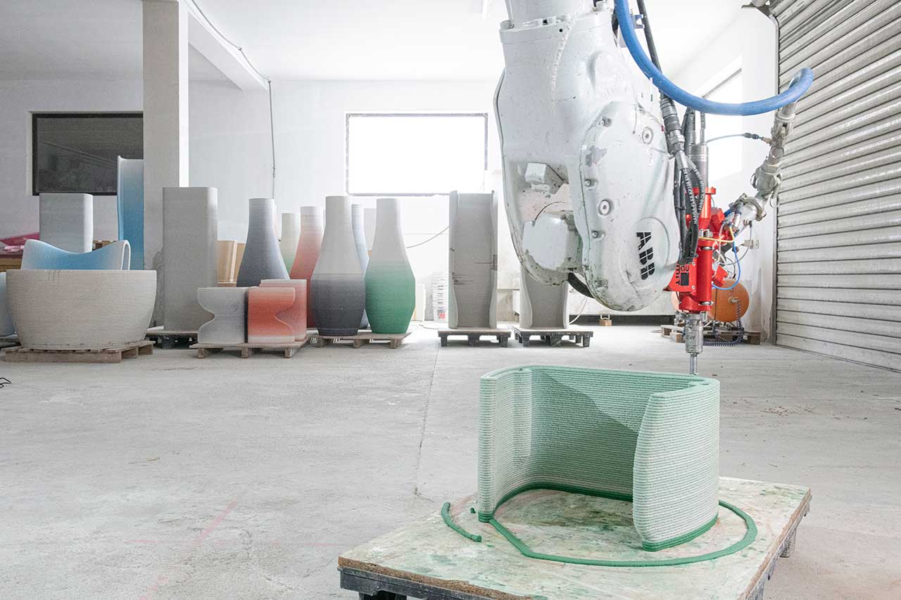 3D printing，chair，bench，vase，