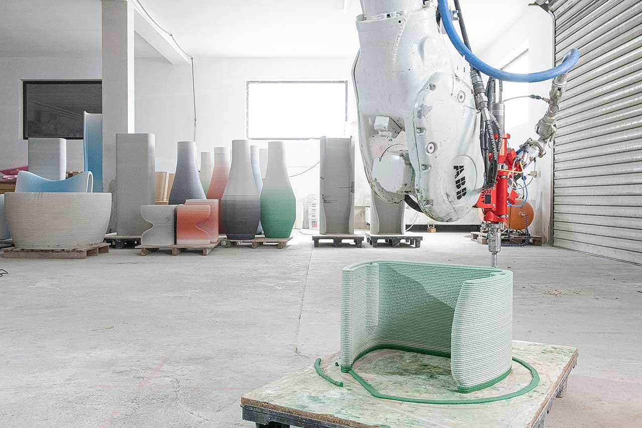 3D printing，chair，bench，vase，