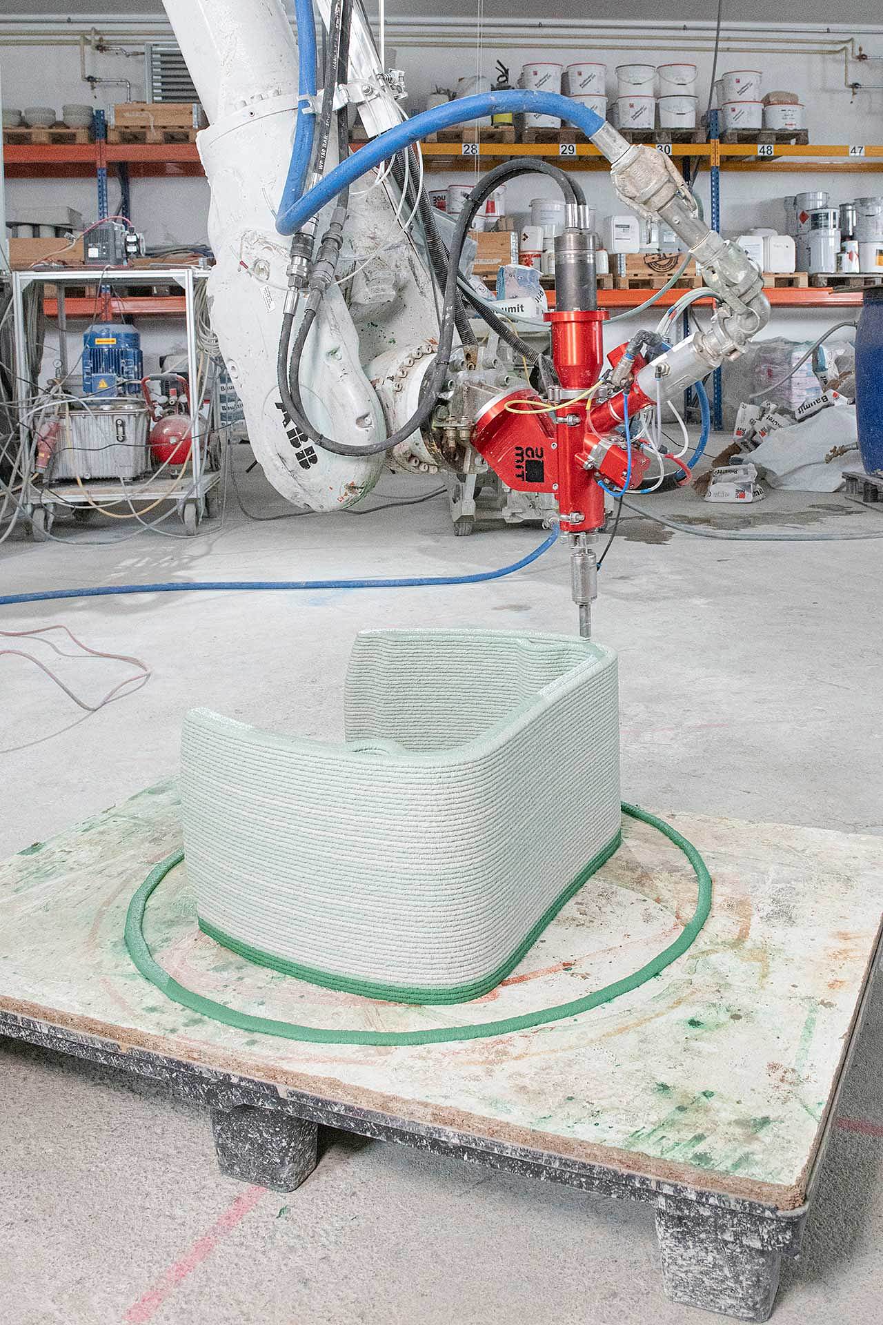 3D printing，chair，bench，vase，