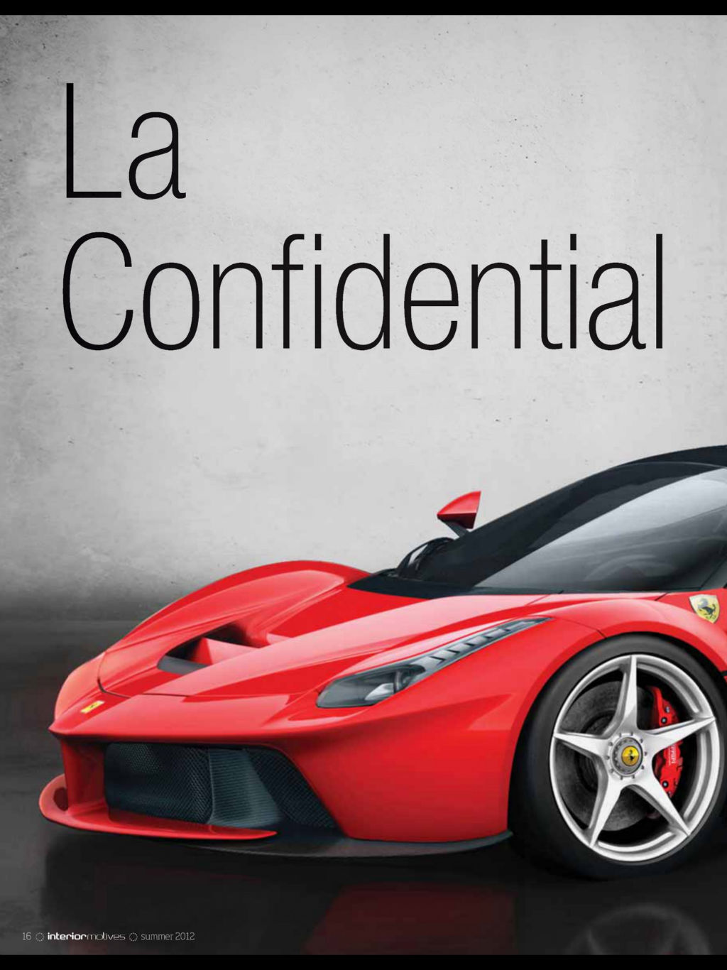 Automotive interior，two thousand and thirteen，magazine，