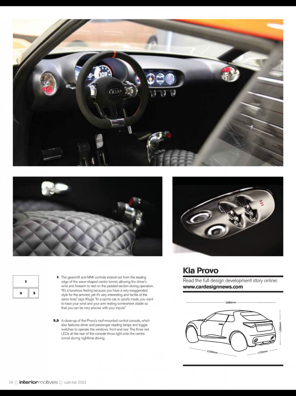 Automotive interior，two thousand and thirteen，magazine，