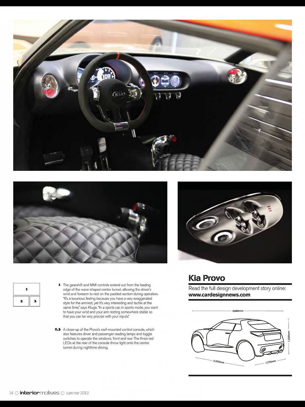 Automotive interior，two thousand and thirteen，magazine，