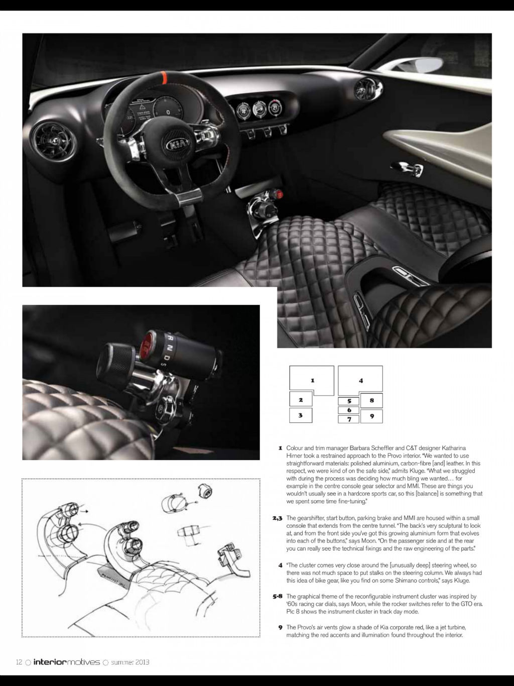 Automotive interior，two thousand and thirteen，magazine，