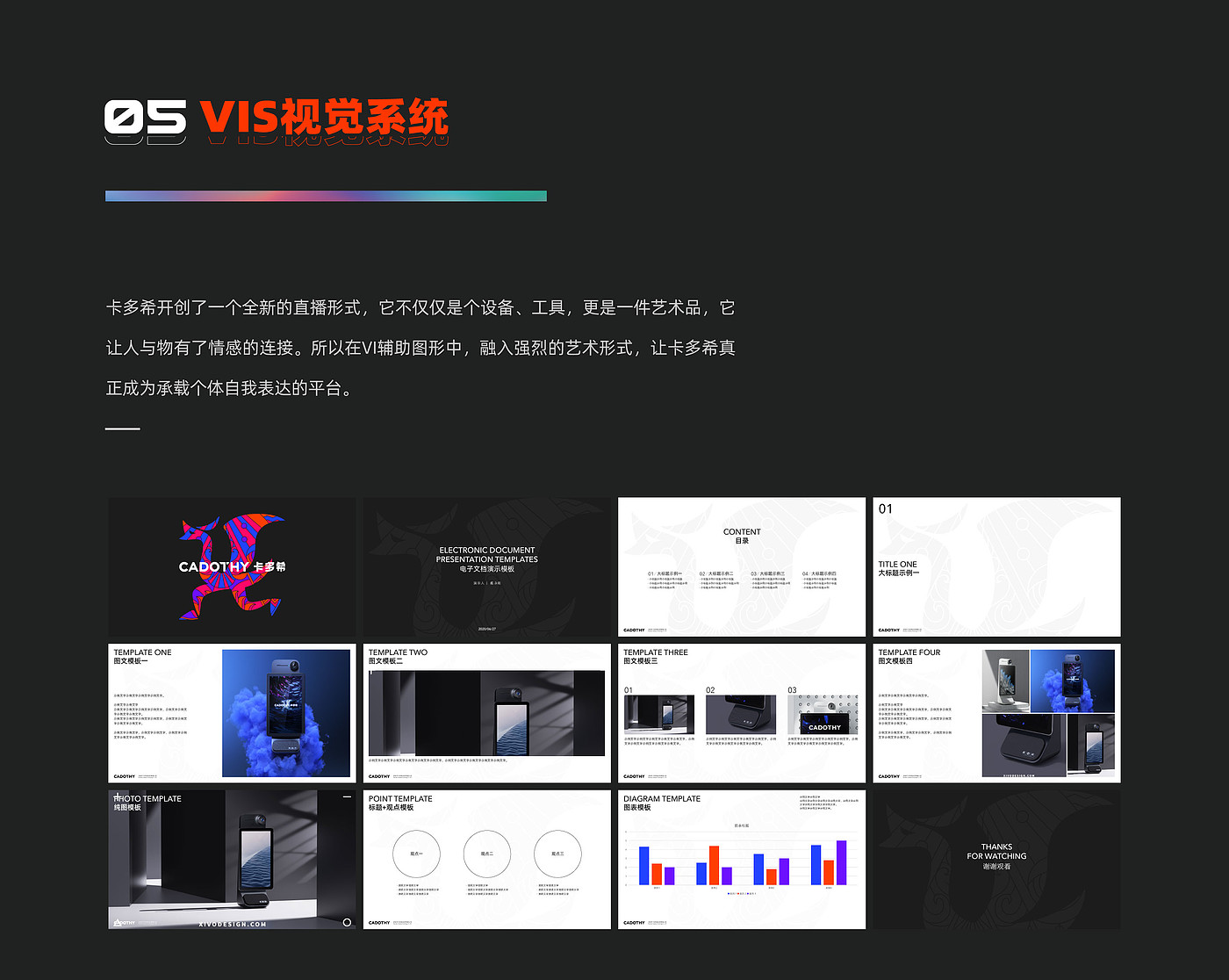 卡多希，品牌，全案，包装，logo，直播，产品，vis，