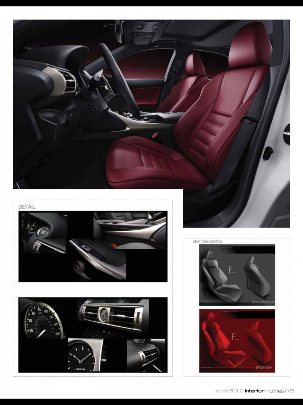Automotive interior，two thousand and thirteen，magazine，