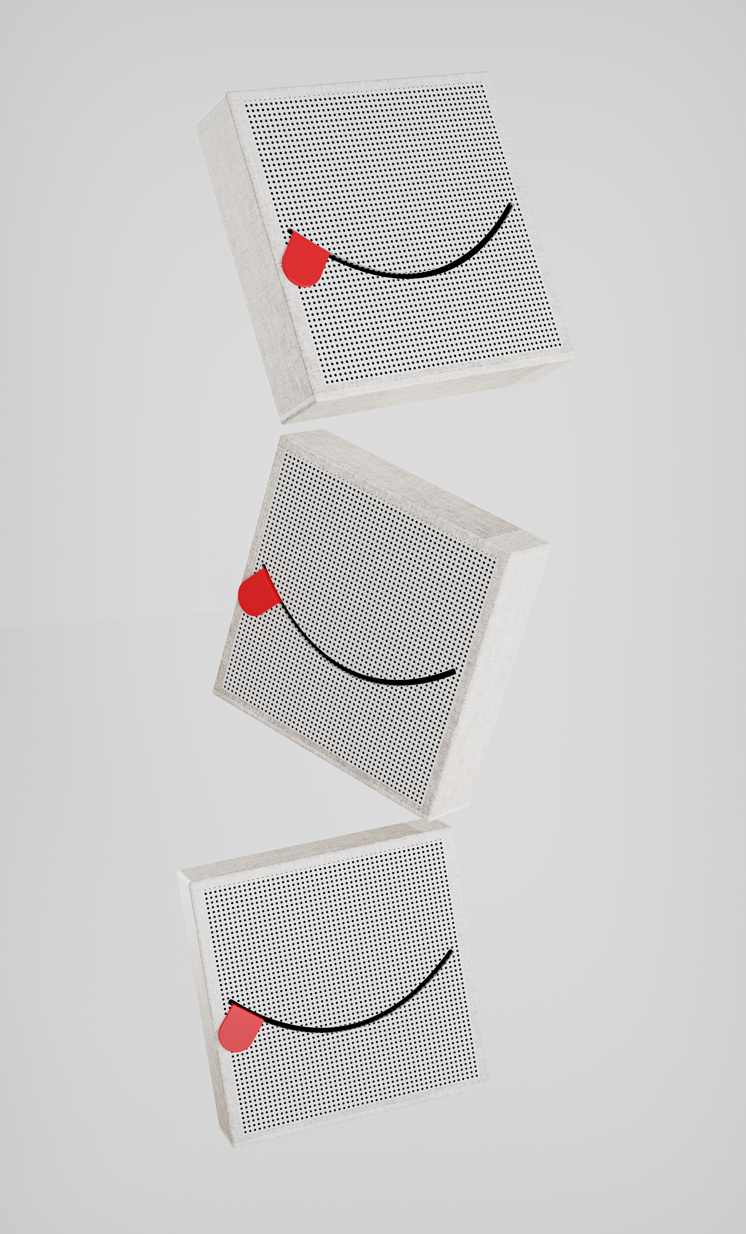 smiling face，sound，