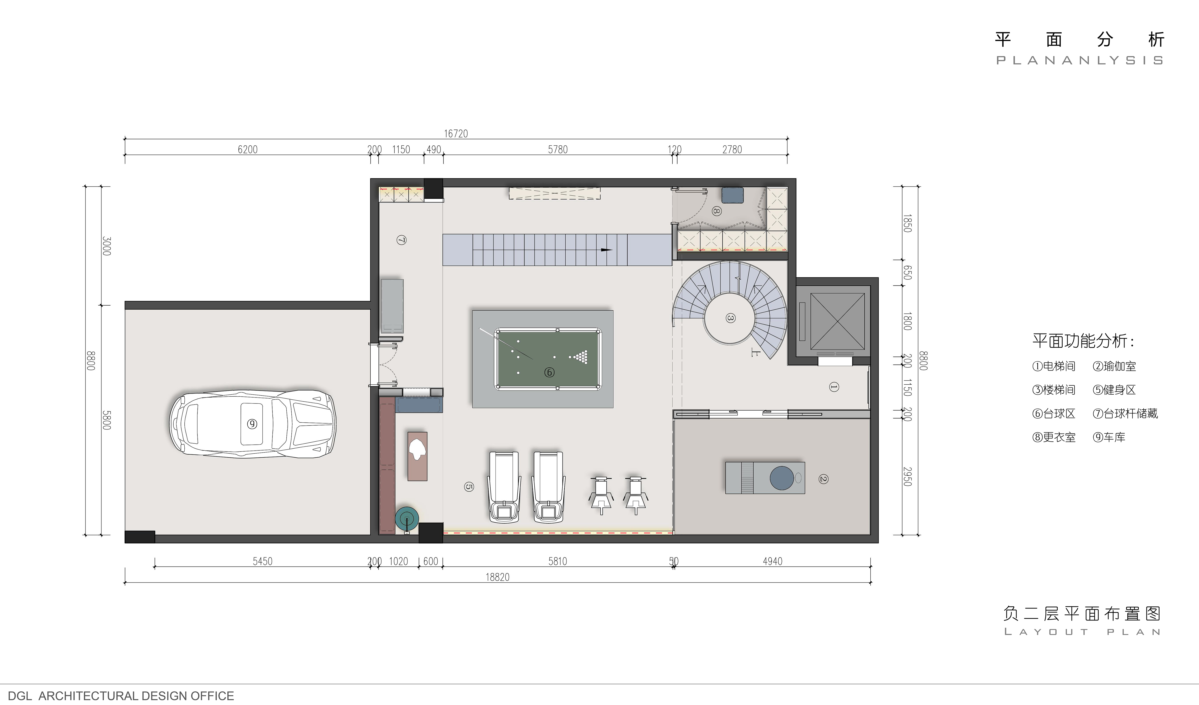 villa，Villa model room，Residential space，Minimalist housing，