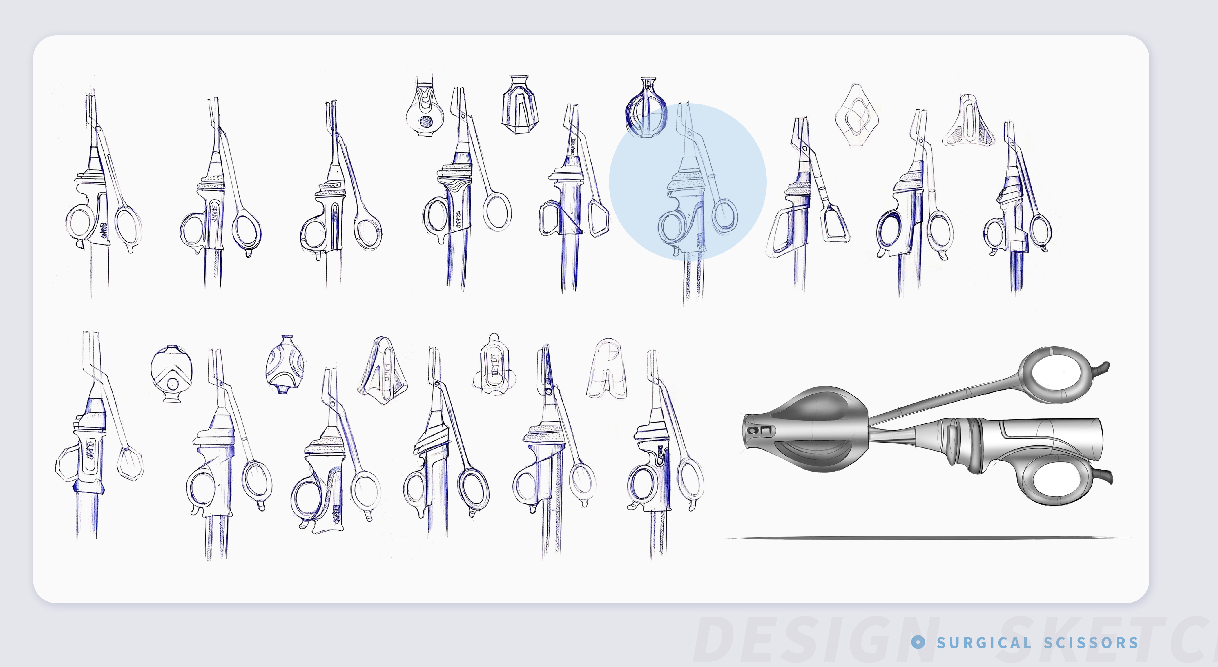 Medical products，scissors，Minimalist，