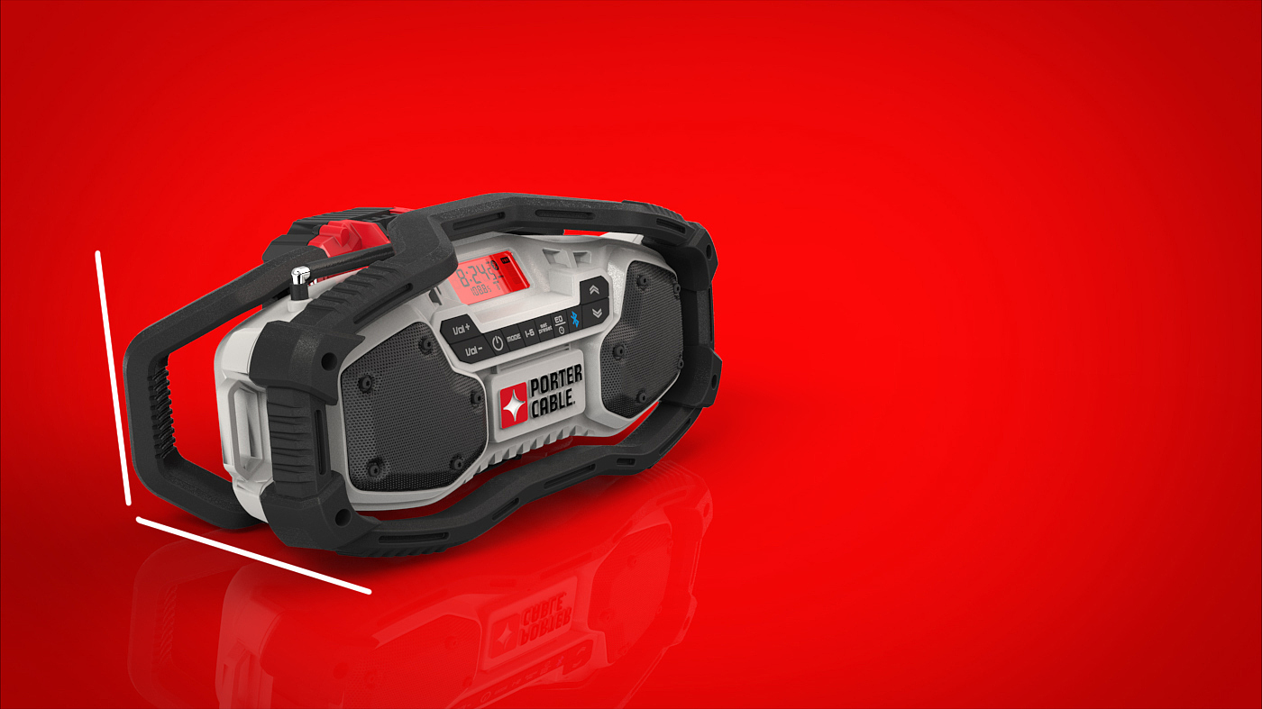 Bluetooth，wireless，radio，player，Porter cable，Professional tool innovation award，