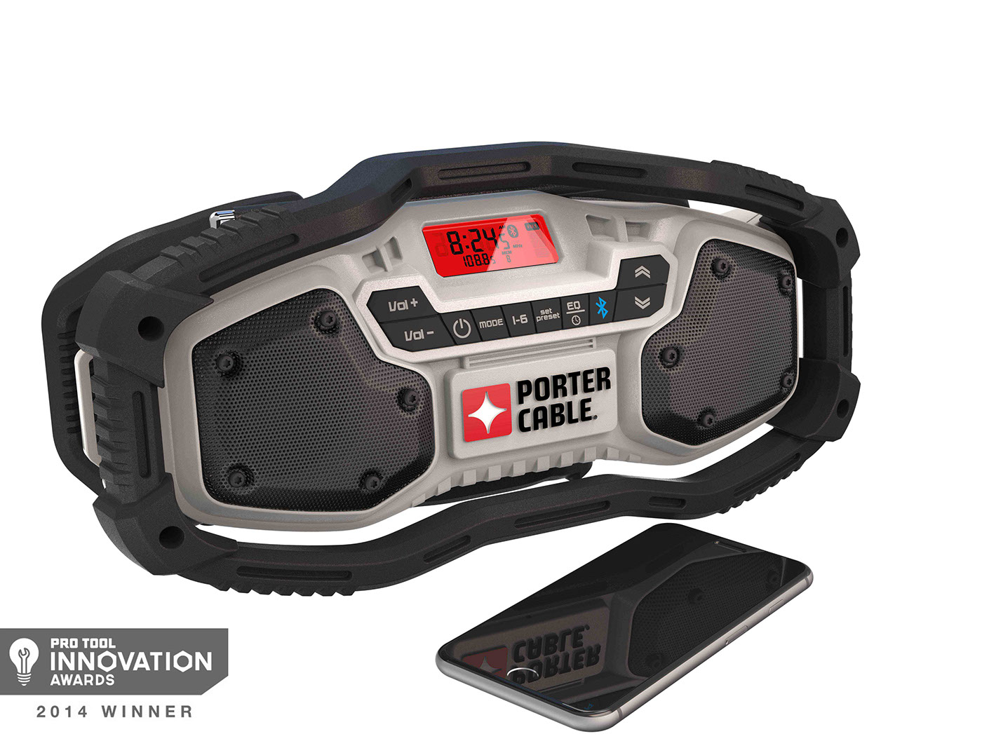Bluetooth，wireless，radio，player，Porter cable，Professional tool innovation award，