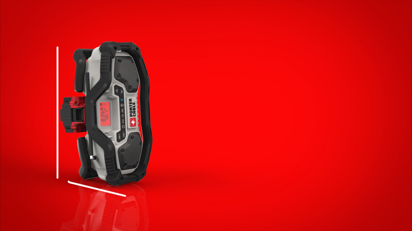 Bluetooth，wireless，radio，player，Porter cable，Professional tool innovation award，