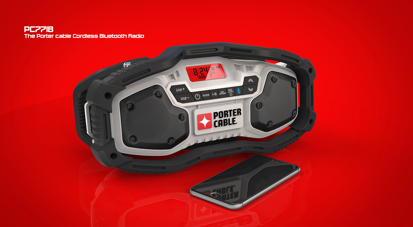 Bluetooth，wireless，radio，player，Porter cable，Professional tool innovation award，