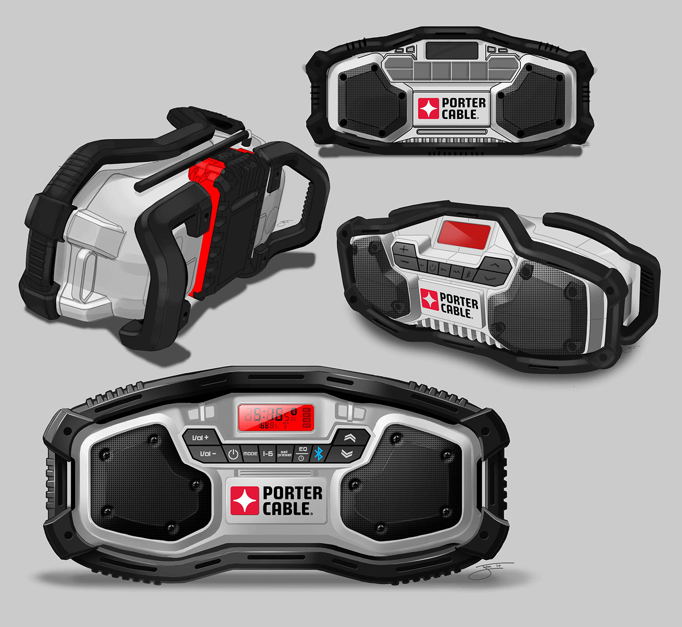 Bluetooth，wireless，radio，player，Porter cable，Professional tool innovation award，