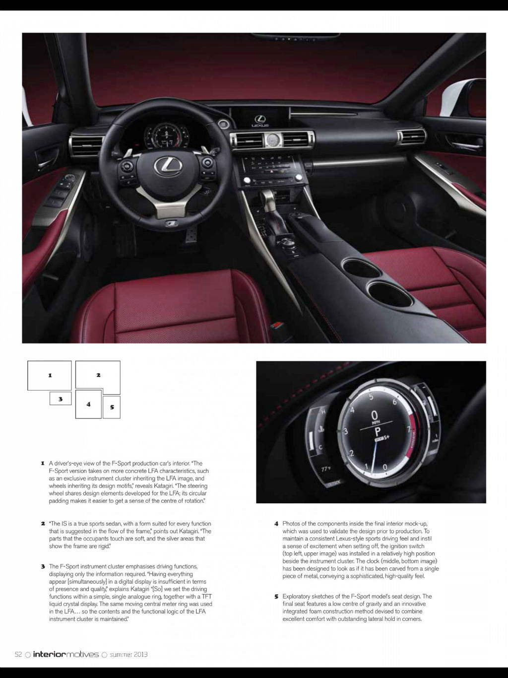 Automotive interior，two thousand and thirteen，magazine，