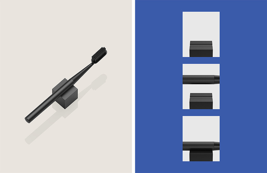 Minimalism，pretty，toothpaste，toothbrush，