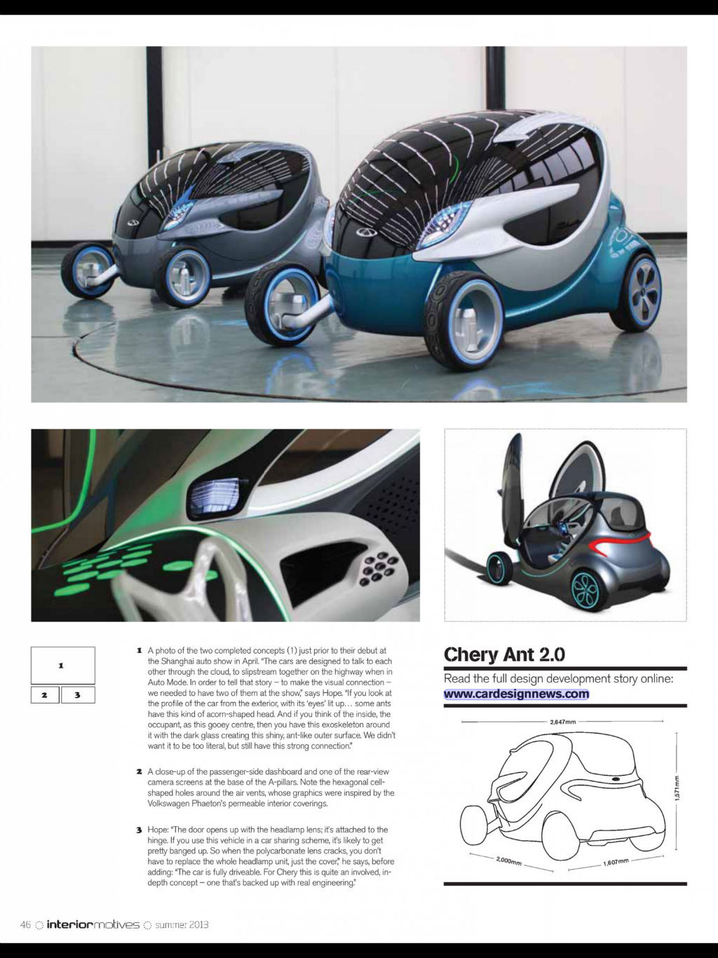 Automotive interior，two thousand and thirteen，magazine，