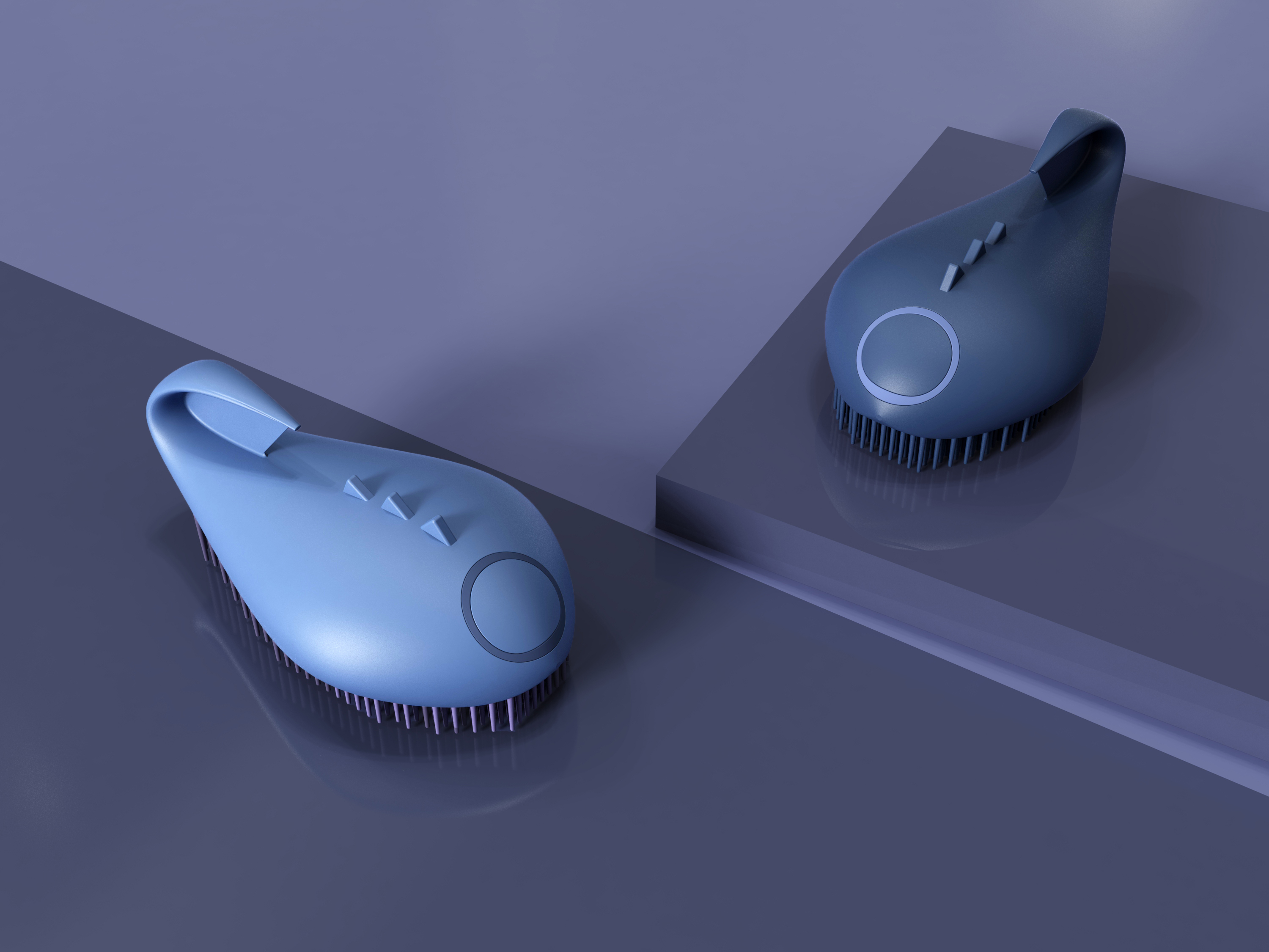 Household daily use，product design，Appearance design，ID design，Home design，Commodity Design，brush，Shampoo brush，