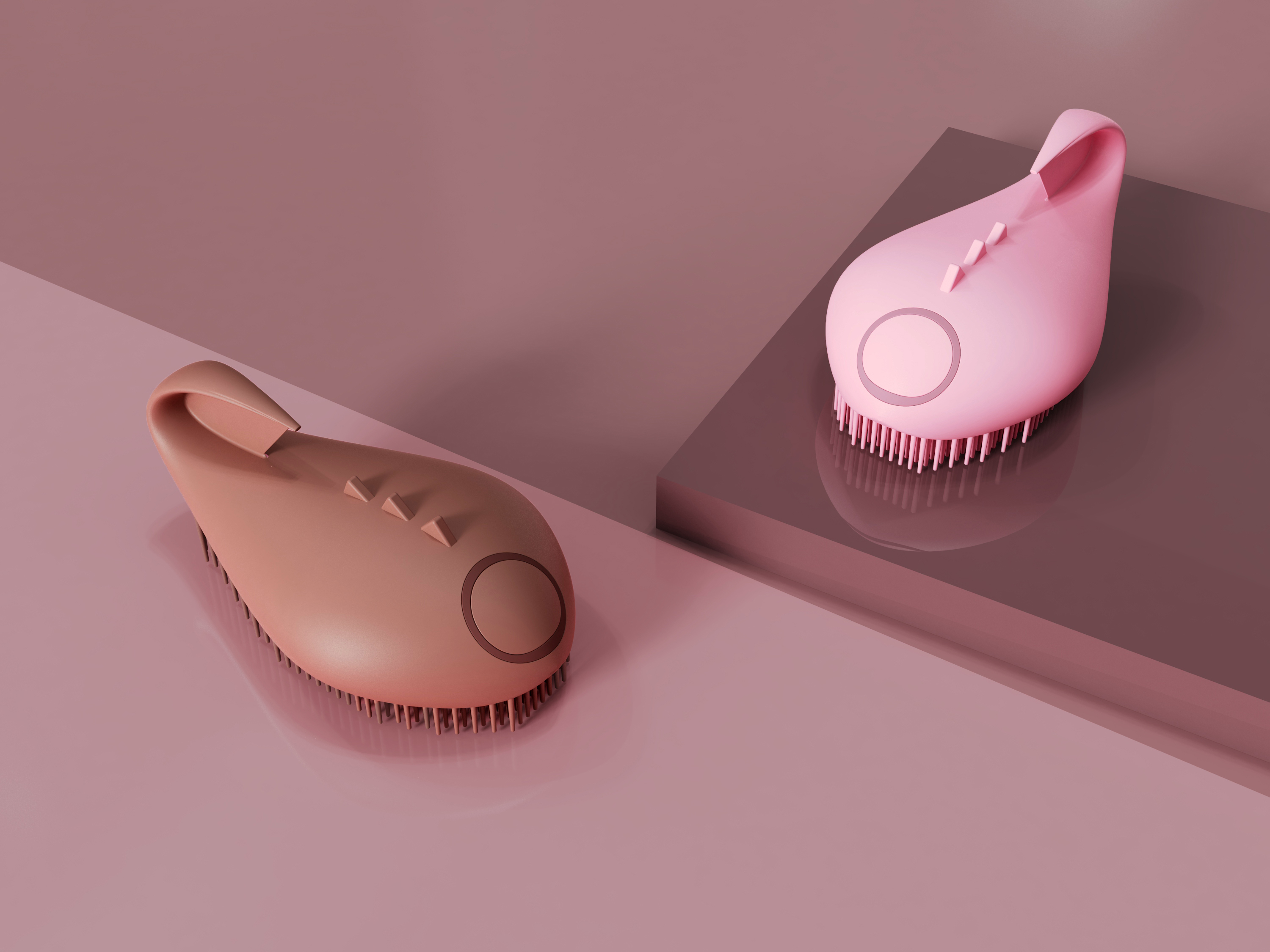 Household daily use，product design，Appearance design，ID design，Home design，Commodity Design，brush，Shampoo brush，