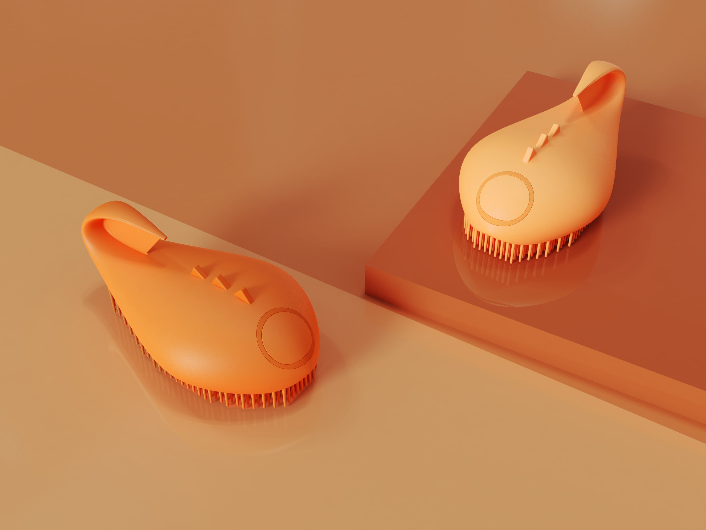 Household daily use，product design，Appearance design，ID design，Home design，Commodity Design，brush，Shampoo brush，