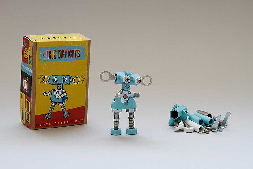 spare parts，assemble，Tiny Robots ，The OFFBITS，