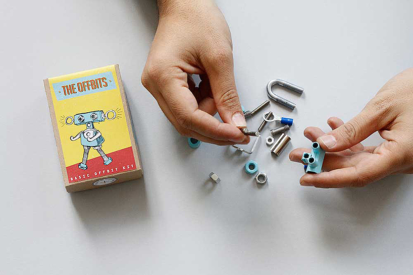 spare parts，assemble，Tiny Robots ，The OFFBITS，