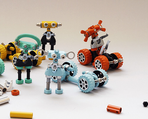 spare parts，assemble，Tiny Robots ，The OFFBITS，