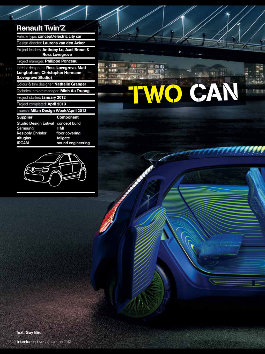 Automotive interior，two thousand and thirteen，magazine，