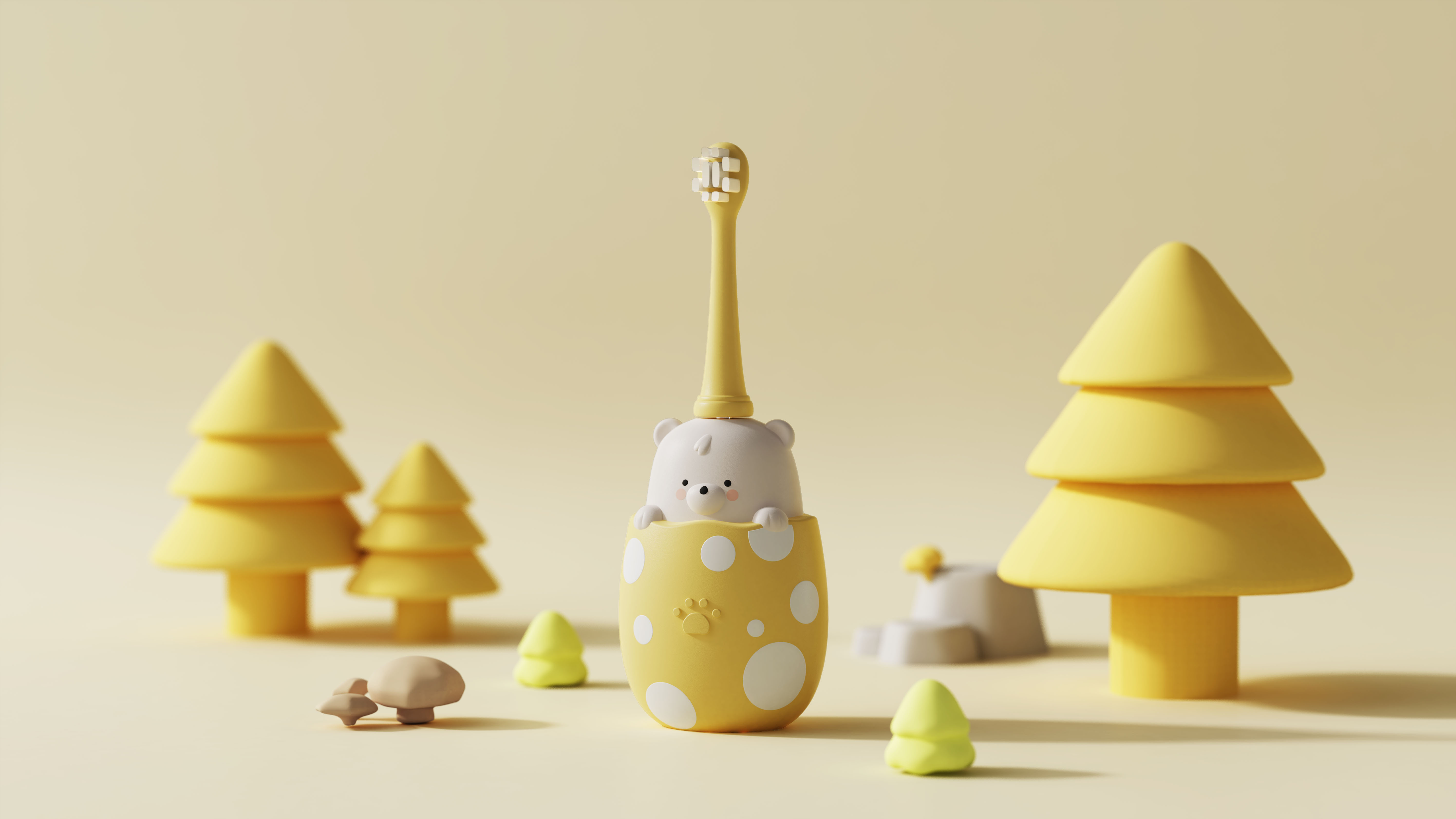 industrial design，Children's toothbrush，toothbrush，Electric toothbrush，Gehu，Maternal and infant products，intelligence，Thought design，