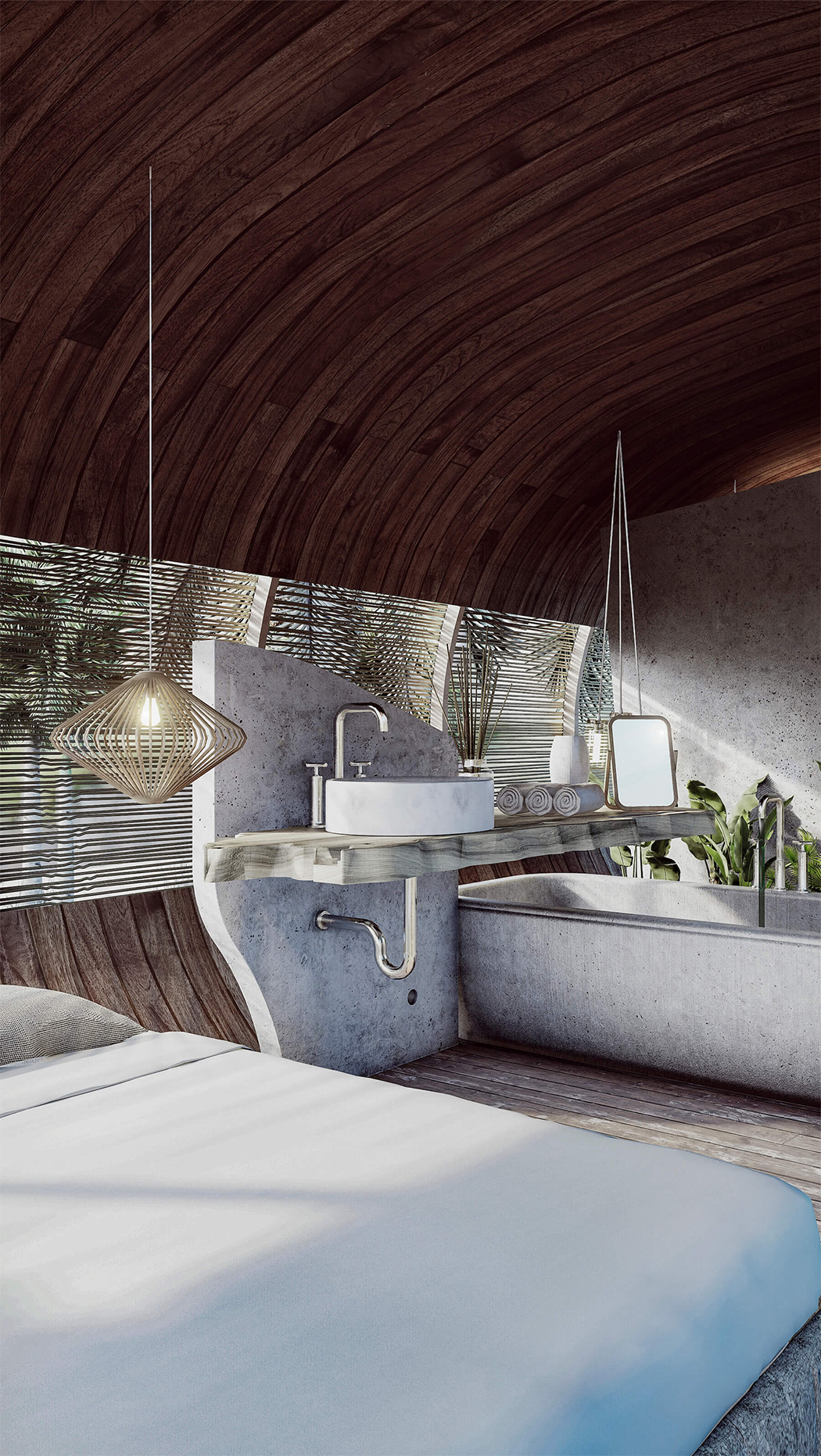 Quick Architect，Render，Terrace，Open type，