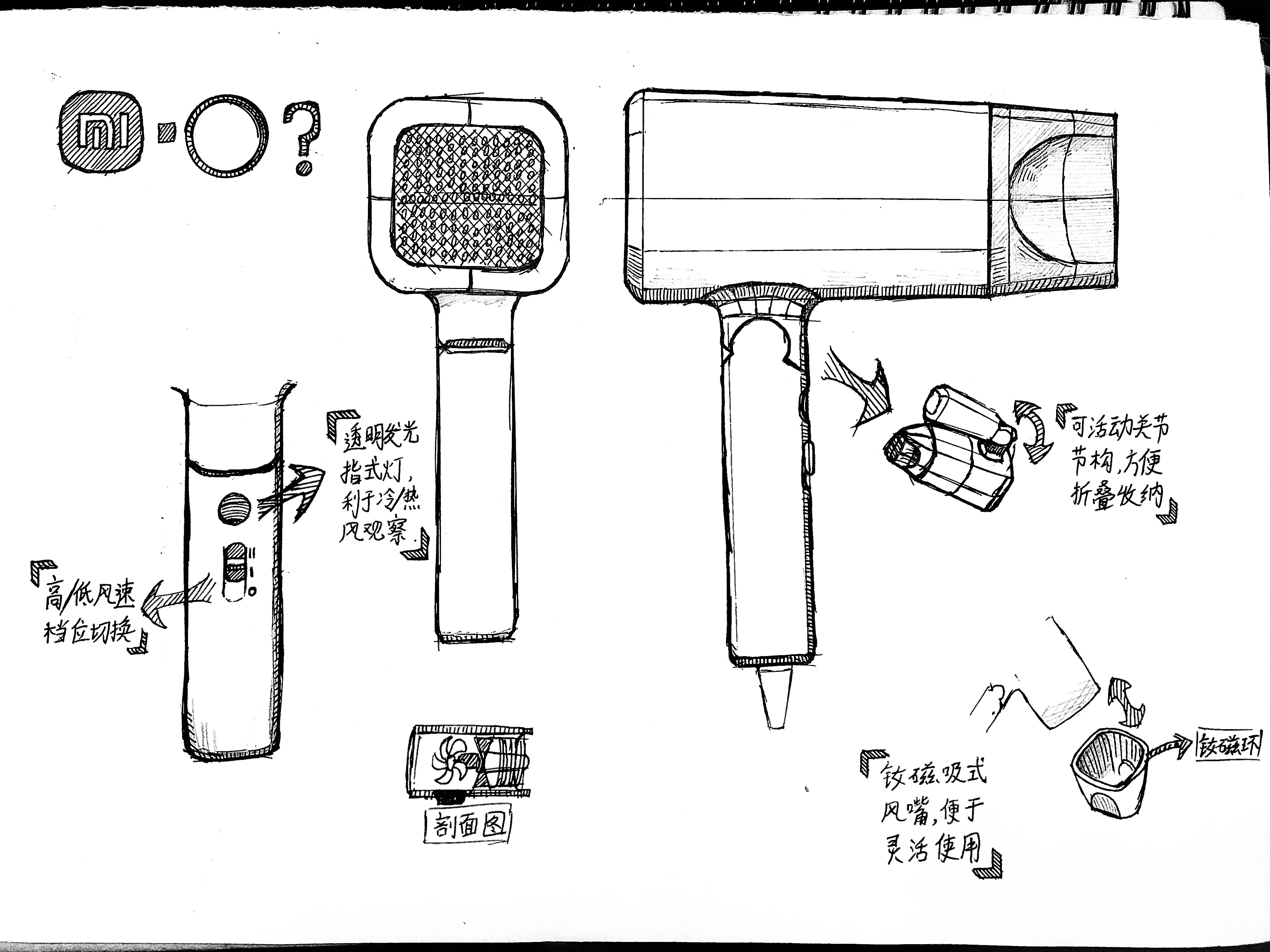 hair drier，millet，Mi Jia，household electrical appliances，Beauty products，Personal care，