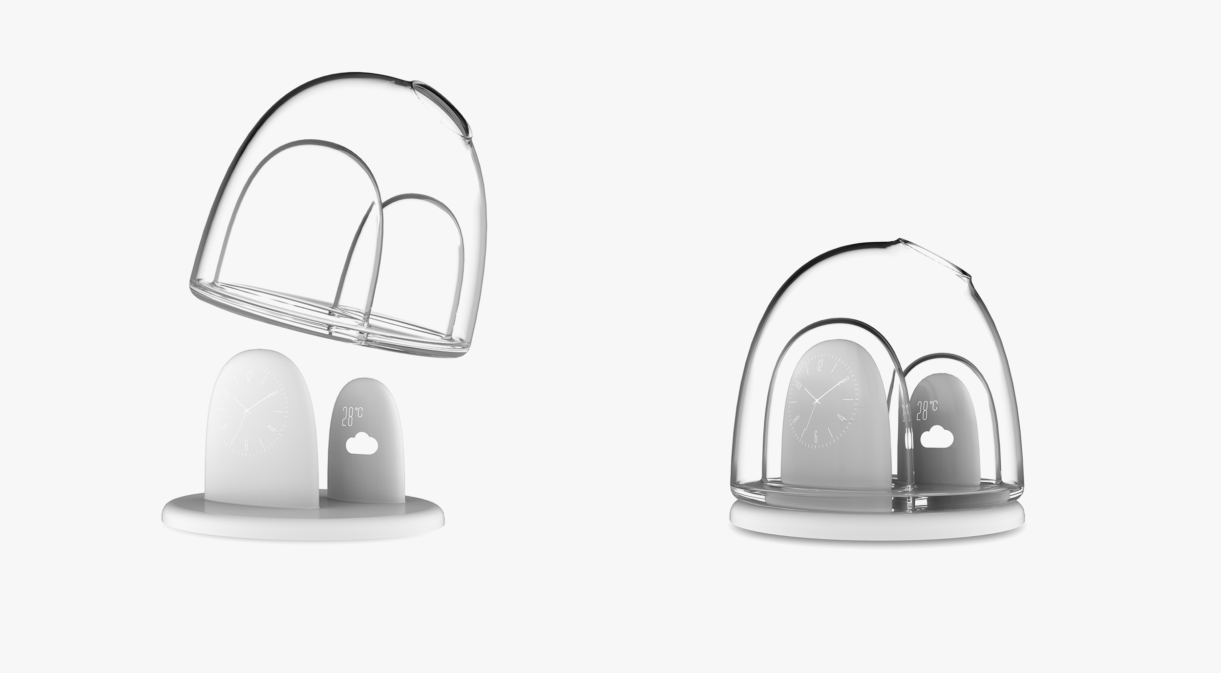 small home appliances，Clock，Home furnishings，fish tank，industrial design，product design，Ornaments，decorate，