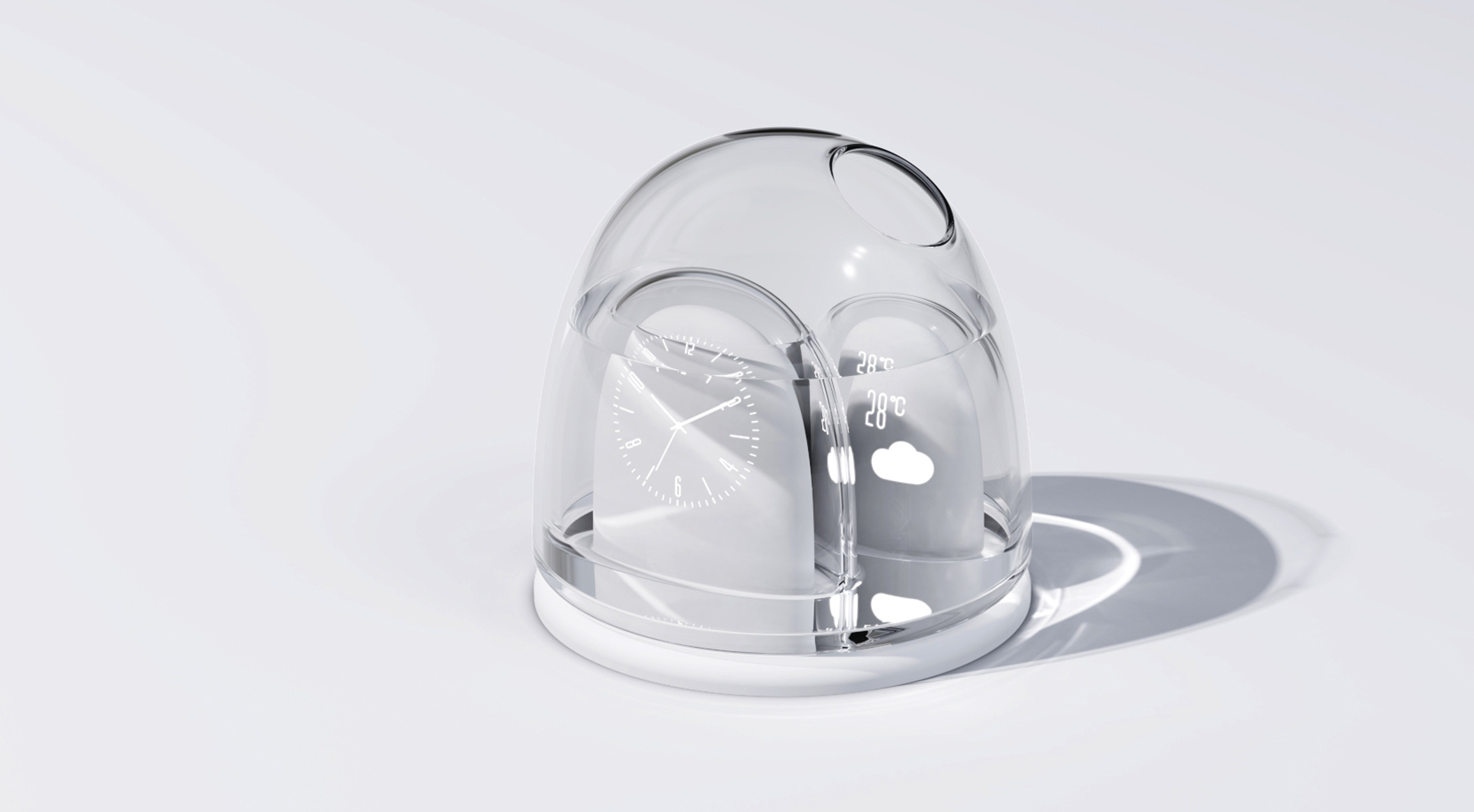 small home appliances，Clock，Home furnishings，fish tank，industrial design，product design，Ornaments，decorate，