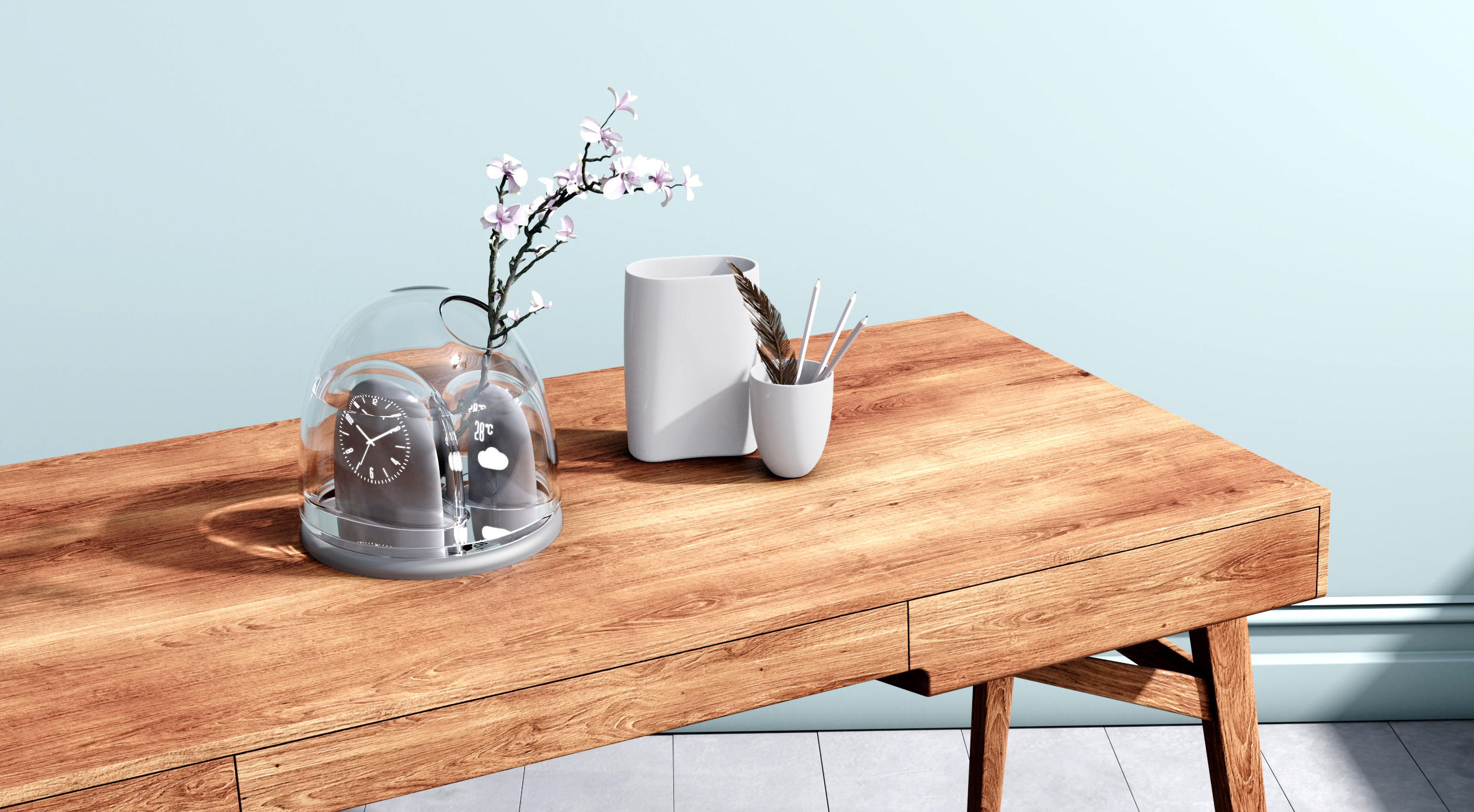 small home appliances，Clock，Home furnishings，fish tank，industrial design，product design，Ornaments，decorate，