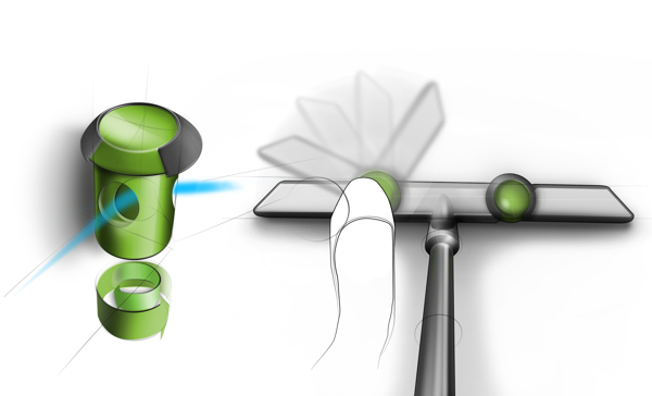 Vacuum cleaner，Hand drawn，function，